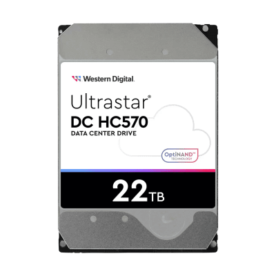 Твърд диск 22TB Western Digital Ultrastar DC HC570 - 0F48155 gallery image 1
