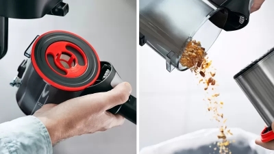 Безкабелна прахосмукачка Bosch Cordless Handstick, Червена - BBS711ANM gallery image 5