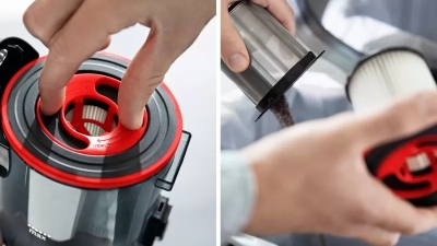 Безкабелна прахосмукачка Bosch Cordless Handstick, Червена - BBS711ANM gallery image 6