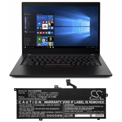 Батерия Cameron Sino за лаптоп Lenovo, 11.4 V - CS-LVX390NB gallery image 4