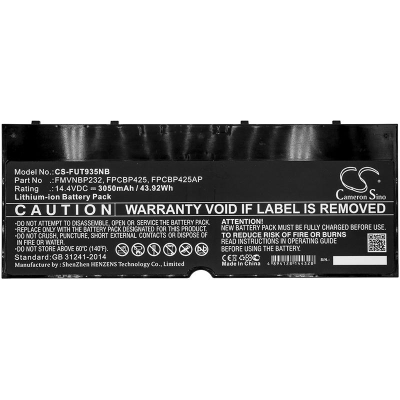 Батерия Cameron Sino за лаптоп FUJITSU, 14.4 V - CS-FUT935NB gallery image 1