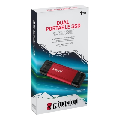 1TB SSD Kingston Dual, Черна/Червена - SPSD/1TB gallery image 4