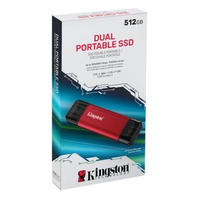 512GB SSD Kingston Dual, Черна/Червена - SPSD/512GB gallery image 4