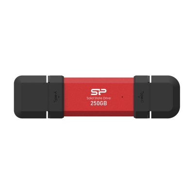 250GB SSD Silicon Power DS72, Черен/Червен - SP250GBUC3S72VPR gallery image 1