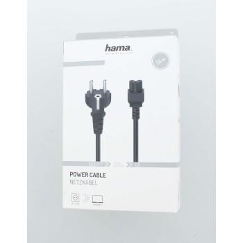 Захранващ кабел Hama Шуко, 3pin(IEC C5) F, 2.5 m, Черен - Hama-200736 gallery image 2
