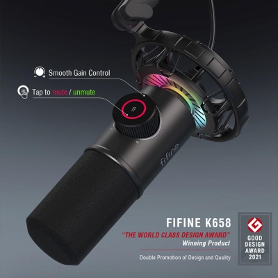 Микрофон Fifine K658, Черен - K658 gallery image 5