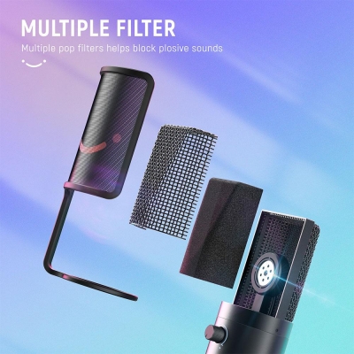 Микрофон Fifine K669 PRO2, Черен - K669pro2 gallery image 7