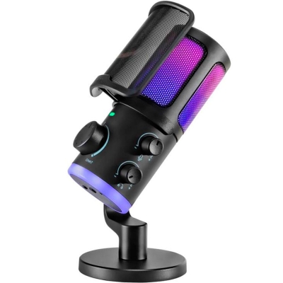 Микрофон Fifine AM6 RGB, Черен - AM6 gallery image 2