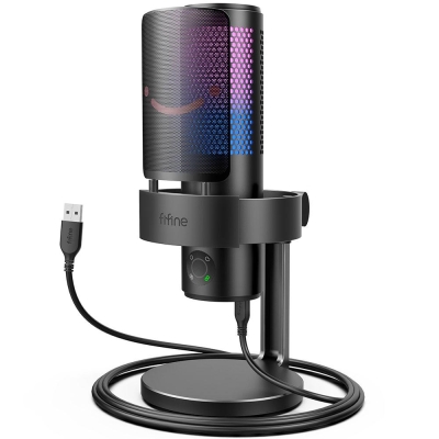 Микрофон Fifine A9 RGB, Черен - A9 gallery image 3