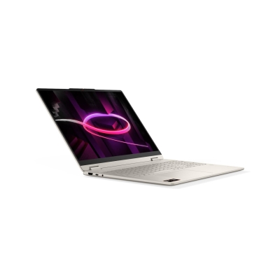 Лаптоп Lenovo Yoga 7 2-in-1, 16.0", AMD Ryzen AI 7 445, 24GB DDR5 RAM, 1TB SSD, AMD Radeon 840M, Windows 11 Home, Бежов - 83TF000XBM gallery image 2