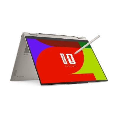 Лаптоп Lenovo Yoga 7 2-in-1, 16.0", AMD Ryzen AI 7 445, 24GB DDR5 RAM, 1TB SSD, AMD Radeon 840M, Windows 11 Home, Бежов - 83TF000XBM gallery image 10