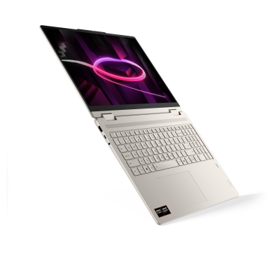 Лаптоп Lenovo Yoga 7 2-in-1, 16.0", AMD Ryzen AI 7 445, 24GB DDR5 RAM, 1TB SSD, AMD Radeon 840M, Windows 11 Home, Бежов - 83TF000XBM gallery image 6