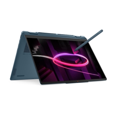 Лаптоп Lenovo Yoga 7 2-in-1, 14.0", AMD Ryzen AI 7 445, 24GB DDR5 RAM, 1TB SSD, AMD Radeon 840M, Windows 11 Home, Син - 83TD001NBM gallery image 1