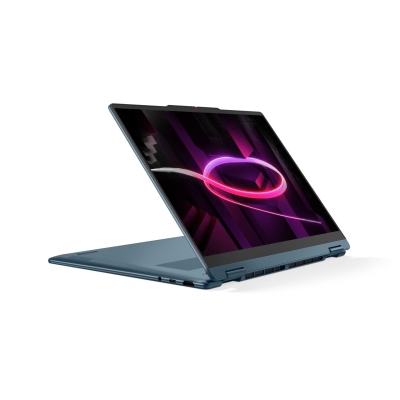 Лаптоп Lenovo Yoga 7 2-in-1, 14.0", AMD Ryzen AI 7 445, 24GB DDR5 RAM, 1TB SSD, AMD Radeon 840M, Windows 11 Home, Син - 83TD001NBM gallery image 4