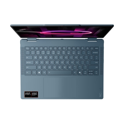 Лаптоп Lenovo Yoga 7 2-in-1, 14.0", AMD Ryzen AI 7 445, 24GB DDR5 RAM, 1TB SSD, AMD Radeon 840M, Windows 11 Home, Син - 83TD001NBM gallery image 7