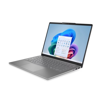 Лаптоп Lenovo IdeaPad Slim 5, 14.0", AMD Ryzen 7 8845HS, 32GB RAM, 1TB SSD, AMD Radeon 780M, Без ОС, Сив - 83HV002NBM gallery image 2