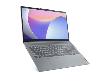 Лаптоп Lenovo IdeaPad Slim 3, 15.6", Intel N100, 8GB RAM, 128GB UFS 3.1, Intel UHD Graphics, Windows 11 Home, Сив - 82XB00KPBM gallery image 2