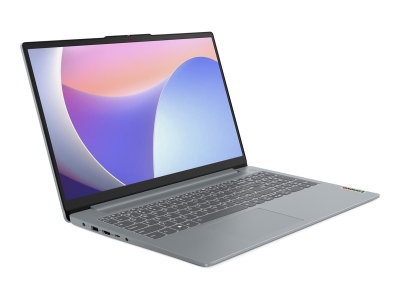 Лаптоп Lenovo IdeaPad Slim 3, 15.6", Intel N100, 8GB RAM, 128GB UFS 3.1, Intel UHD Graphics, Windows 11 Home, Сив - 82XB00KPBM gallery image 1