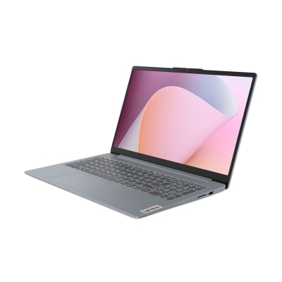 Лаптоп Lenovo IdeaPad Slim 3, 15.6", AMD Ryzen 3 30, 8GB RAM, 256GB SSD, AMD Radeon 610M, Без ОС, Сив - 82XQ01MYBM gallery image 1