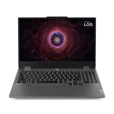 Лаптоп Lenovo LOQ, 15.6", AMD Ryzen 7 7445HS, 16GB DDR5 RAM, 512GB SSD, NVIDIA GeForce RTX 3050 6GB, Без ОС, Сив - 83DX00FEBM gallery image 1