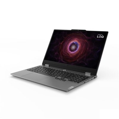Лаптоп Lenovo LOQ, 15.6", AMD Ryzen 7 7445HS, 16GB DDR5 RAM, 512GB SSD, NVIDIA GeForce RTX 3050 6GB, Без ОС, Сив - 83DX00FEBM gallery image 3