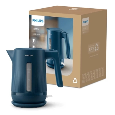 Електрическа кана Philips Series 3000, Синя - HD9411/90 gallery image 3