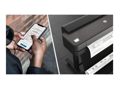 Плотер HP DesignJet T650, 36", Мастилоструен - 5HB10D gallery image 11
