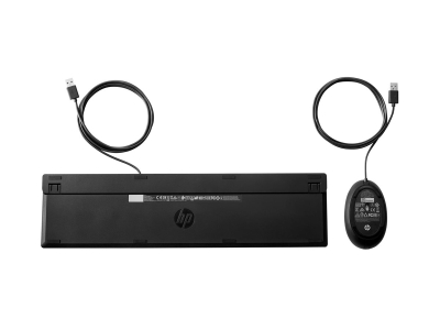 Комплект КЛвиатура и мишка HP Wired 320MK, Черен - 9SR36UT#ABB gallery image 4