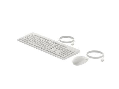 Комплект клавитура с мишка HP 225, Бял - AW5S6AA#ABB gallery image 1