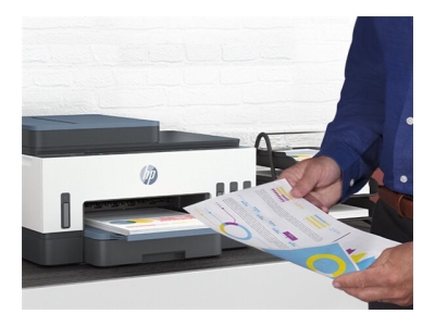 Мултифункционалнo устройствo HP Smart Tank 750 AiO, Мастилоструйно, A4, 4800 x 1200 dpi, 15 ppm, Wi-Fi - 6UU47A gallery image 3