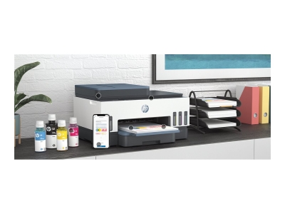 Мултифункционалнo устройствo HP Smart Tank 750 AiO, Мастилоструйно, A4, 4800 x 1200 dpi, 15 ppm, Wi-Fi - 6UU47A gallery image 4