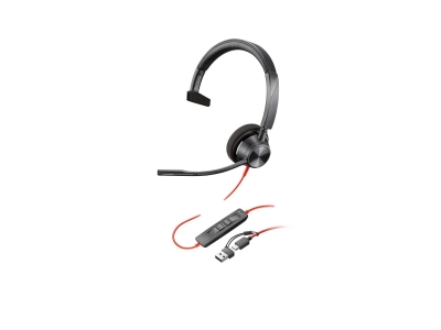Слушалки HP Poly Blackwire 3310, Черни - 8X215AA gallery image 2