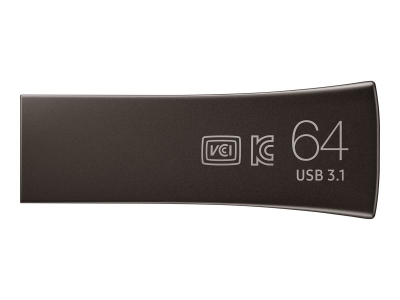 Флаш памет 64GB Samsung BAR Plus, Сива - MUF-64BE4/APC gallery image 2