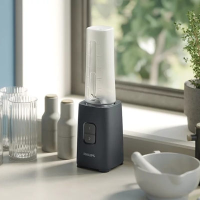 Блендер Philips Series 1000, 350 W, Черен - HR2040/00 gallery image 5