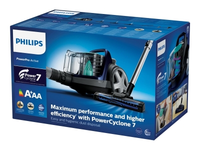 Прахосмукачка Philips PowerPro Active, Черна/Сива - FC9556/09 gallery image 6