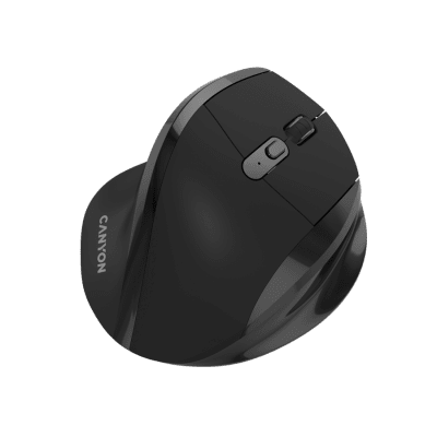 Безжична мишка Canyon OnClick 17 Ergonomic - CNE-CMSW17B, Черна gallery image 2