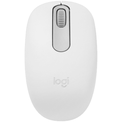 Безжична мишка Logitech M196 - 910-007460, Бяла