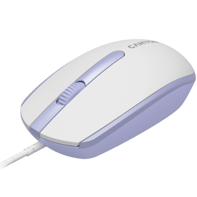 Мишка Canyon M-10 - CNE-CMS10WL, Бяла/Лилава gallery image 2