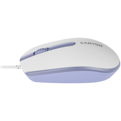 Мишка Canyon M-10 - CNE-CMS10WL, Бяла/Лилава gallery image 5