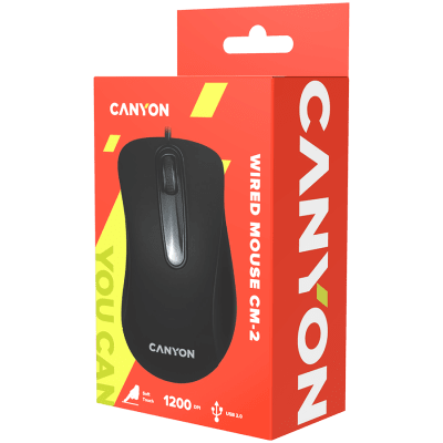 Мишка Canyon CM-2 - CNE-CMS2, Черна gallery image 3