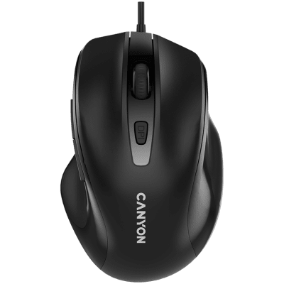 Мишка Canyon M-6 - CNE-CMS6, Черна gallery image 1