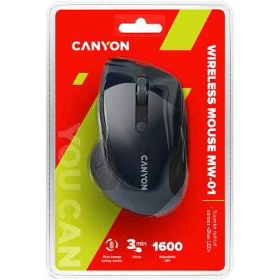 Безжична мишка Canyon MW-01 - CNS-CMSW01BL, Синя gallery image 4