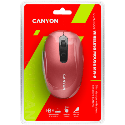 Безжична мишка Canyon MW-9 - CNS-CMSW09R, Червена gallery image 5