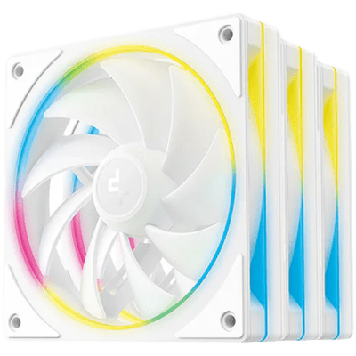 Комплект вентилатори DeepCool FL12 SE WH - FL12_SE_3IN1_WH
