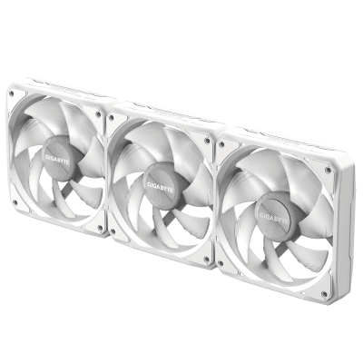 Комплект вентилатори 3-Pack GIGABYTE AORUS EZ CHAIN FAN 120 ICE - GP-GBT EZFAN1203 ICE gallery image 6