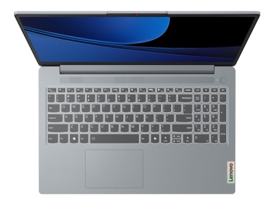 Лаптоп Lenovo IdeaPad Slim 3, 15.6", Intel Core 3 N355, 8GB RAM, 512GB SSD, Intel Graphics, Без ОС, Сив - 83L7003EBM gallery image 1