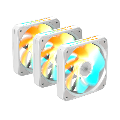 Комплект вентилатори GIGABYTE AORUS EZ CHAIN RVS FAN 120 ICE - GP-GBT EZRVSFAN1203 ICE gallery image 2
