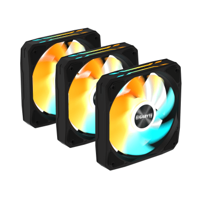 Комплект вентилатори GIGABYTE AORUS EZ CHAIN FAN 120 - GP-GBT EZFAN1203 gallery image 2