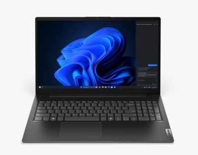 Лаптоп Lenovo V15 G5, 15.6", Intel Core 5 210H, 16GB RAM, 512GB SSD, Intel UHD Graphics, FreeDOS, Черен - 83HF00H5BM gallery image 1