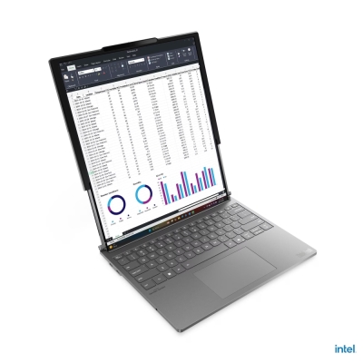 Лаптоп Lenovo ThinkBook Plus G6 Rollable, 14", Intel Core Ultra 7 258V, 32GB RAM, 1TB SSD, Intel Arc Graphics, Windows 11 Pro, Сив - 21TR000JRM gallery image 3